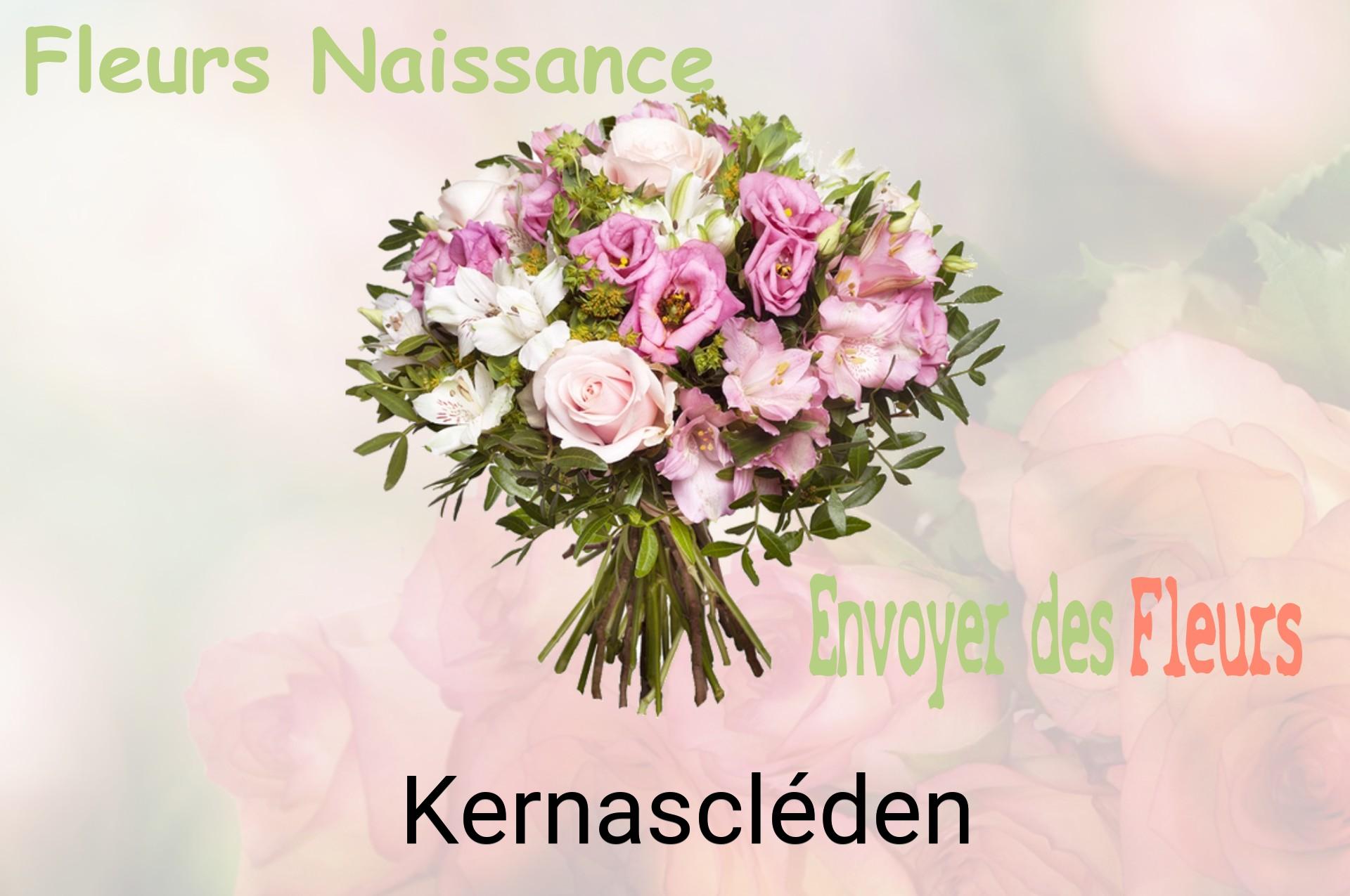 Bouquet de fleurs de naissance livré à Kernascléden